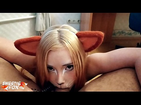 ❤️ Kitsune اس کے منہ میں ڈک اور سہ نگل ☑  فحش میں ur.123sex.ru ☑